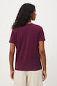 Oblečení Tričko ženské bavlněné RS26-TSD052 burgundské