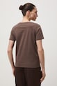 Odzież T-shirt damski bawełniany RS26-TSD052 brązowy