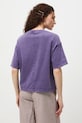 Medicine t-shirt oversize damski bawełniany fioletowy RS26-TSD454