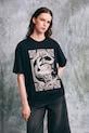 Medicine t-shirt oversize damski bawełniany RS26-TSD458 szary RS26