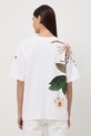 Odzież Medicine t-shirt oversize damski bawełniany RS26-TSD501 biały