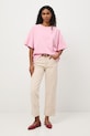 MEDICINE t-shirt oversize damski bawełniany RS26-TSD510 różowy RS26