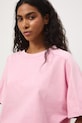 MEDICINE t-shirt oversize damski bawełniany różowy RS26-TSD510