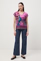 Odzież Medicine t-shirt damski bawełniany z elastanem RS26-TSD650 różowy