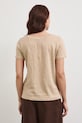 Odzież Medicine T-shirt damski lniany RS26-TSD701 beżowy