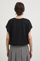 Odzież T-shirt oversize damski bawełniany z elastanem RS26-TSD815 czarny
