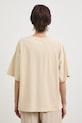 T-shirt oversize damski bawełniany z kolekcji Bieszczadzki Park Narodowy x Medicine beżowy RS26-TSD858