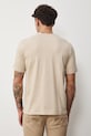 Oblečenie Bavlnené tričko pánske zo štruktúrovanej pleteniny s elastanom RS26-TSM042 béžová