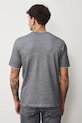 Bavlnené tričko pánske zo štruktúrovanej pleteniny s elastanom sivá RS26-TSM042