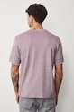 Oblečenie Bavlnené tričko pánske zo štruktúrovanej pleteniny s elastanom RS26-TSM042 fialová