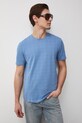 Odzież Medicine t-shirt męski bawełniany z elastanem RS26-TSM055 niebieski