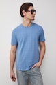Odzież Medicine t-shirt męski bawełniany z elastanem RS26-TSM055 niebieski