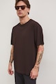 Tričko pánske bavlnené RS26-TSM080 hnedá RS26