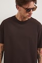 Tričko pánske bavlnené hnedá RS26-TSM080
