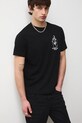 Bavlněné tričko pánské z kolekce Valentine’s Day RS26-TSM281 černá RS26