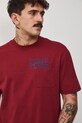 Medicine t-shirt bawełniany RS26-TSM403 bordowy