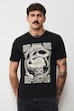 Abbigliamento Medicine t-shirt da uomo in cotone RS26-TSM453 nero