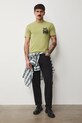 Odzież Medicine t-shirt męski bawełniany z elastanem RS26-TSM456 zielony