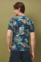Odzież Medicine t-shirt męski bawełniany z elastanem RS26-TSM508 granatowy