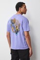 Medicine t-shirt męski bawełniany fioletowy RS26-TSM654