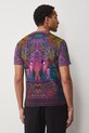 Medicine t-shirt męski bawełniany z elastanem multicolor RS26-TSM657