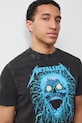 T-shirt męski bawełniany Metallica szary RS26-TSM672