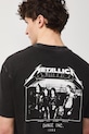 Odzież Medicine T-shirt męski bawełniany Metallica RS26-TSM771 czarny