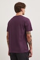 Odzież T-shirt bawełniany z nadrukiem RS26-TSM805 fioletowy