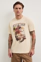 Tričko pánske bavlnené RS26-TSM853 béžová RS26
