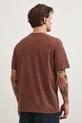 Tričko pánske bavlnené hnedá RS26-TSM853