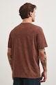 Tričko pánske bavlnené hnedá RS26-TSM853