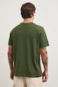 Oblačila Medicine kratka majica moška bombažna RS26-TSM856 zelena