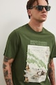 Medicine kratka majica moška bombažna zelena RS26-TSM856
