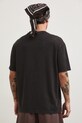 Oblačila Medicine kratka majica moška bombažna RS26-TSM858 črna