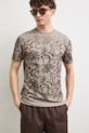 Medicine tricou pentru bărbați, din bumbac cu elastan bej RS26-TSM904