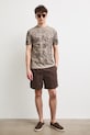 Medicine tricou pentru bărbați, din bumbac cu elastan RS26-TSM904 bej RS26