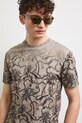 Medicine tricou pentru bărbați, din bumbac cu elastan bej RS26-TSM904