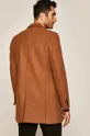 Płaszcz męski z domieszką wełny brązowy  Materiał zasadniczy: 55 % Poliester, 45 % Wełna