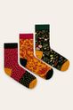 viacfarebná Ponožky dámske Basic (3-pack) Dámsky