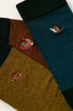 Skarpety męskie wzorzyste (3-pack) multicolor