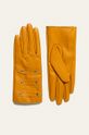 bursztynowy Rękawiczki damskie żółte Damski