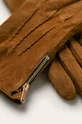 Rękawiczki skórzane brązowe  Podszewka: 100 % Poliester Materiał zasadniczy: 100 % Skóra naturalna