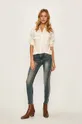 Jeansy damskie skinny niebieskie niebieski