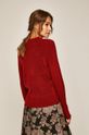 Sweter damski z okrągłym dekoltem czerwony  73 % Akryl, 3 % Elastan, 10 % Poliamid, 14 % Poliester