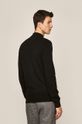 Sweter męski wełniany czarny  50 % Bawełna, 50 % Wełna