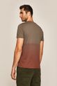 T-shirt męski z nadrukiem brązowy  100 % Bawełna