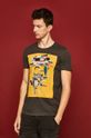 szary T-shirt męski by Wassily Kandinsky z nadrukiem szary Męski