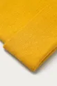 Czapka damska Basic z wywijaną krawędzią żółta 13 % Bawełna, 41 % Poliamid, 46 % Wiskoza