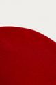 Czapka damska Basic z wywijaną krawędzią czerwona 13 % Bawełna, 41 % Poliamid, 46 % Wiskoza