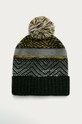 Czapka męska wzorzysta z pomponem pozostałe multicolor RW20.CAM809